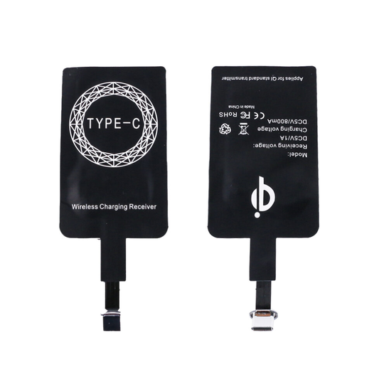 (Type-C) Qi Wireless Charging Charger Receiver Adaptor Card