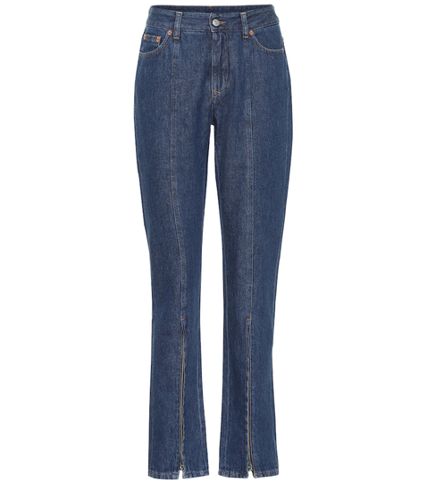 High-rise slim jeans