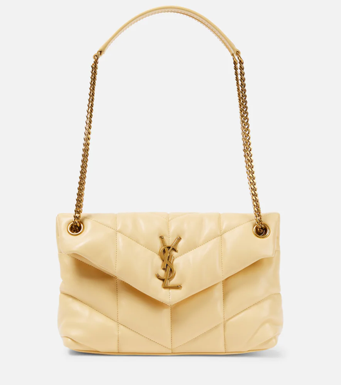 Puffer Small leather shoulder bag