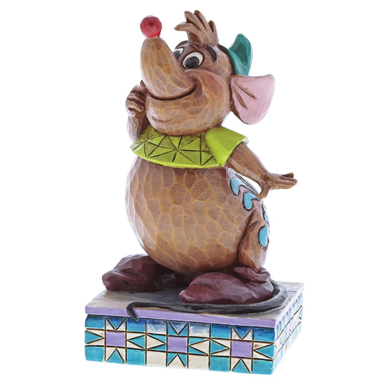 Disney Traditions Cinderelly's Friend Gus Figurine, Resin, Multi-Colour, 55 x 55 x 100 cm