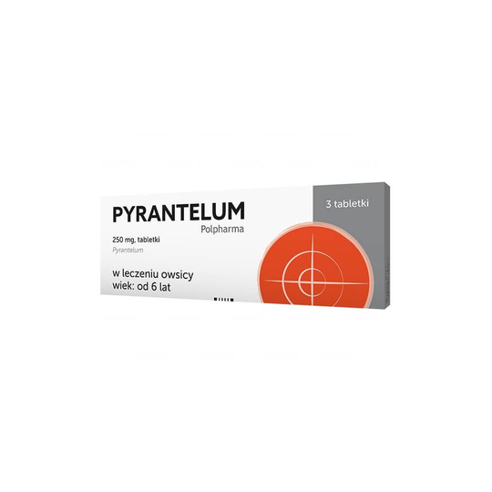 PYRANTELUM 0.25 g - 3 tablets Antiparasitic drug for roundworms