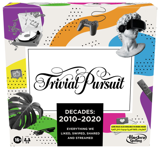 Trivial Pursuit Decades 2010 to 2020 Game from Hasbro Gaming
