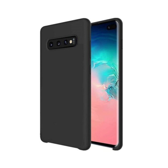 Liquid Silicone Case For Samsung Galaxy S10- Black