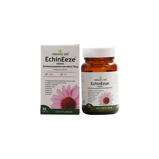 Natures Aid Echineeze - Echinacea Root Extract 70mg 30 Tablets