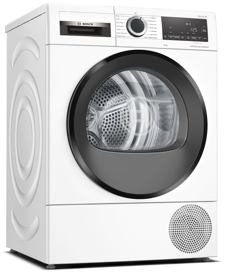 Bosch WQG24509GB 9KG Heat Pump Tumble Dryer - White