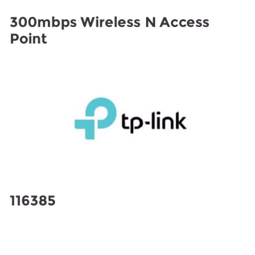 TP-Link 300mbps Wireless N Access Point