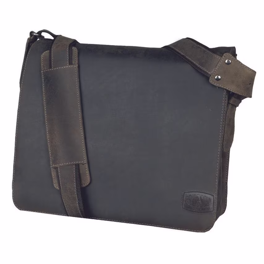 Pride and Soul Pride and Soul Ben Shoulder Bag for Laptops up to 15 inch Brown