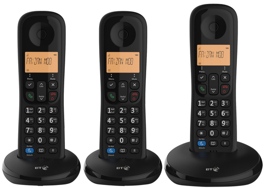 BT Everyday Cordless Telephone - Triple