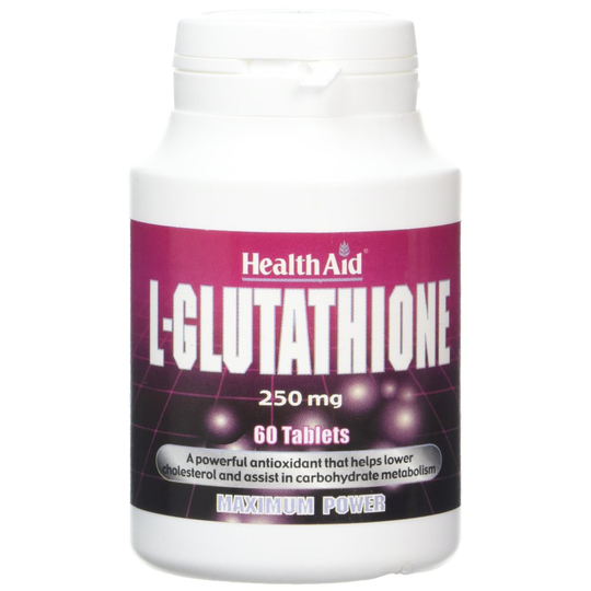 HealthAid L-Glutathione 250mg - 60 Tablets