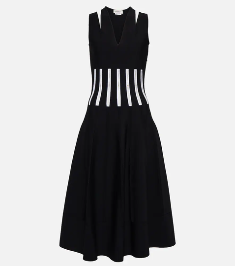 Cutout midi dress