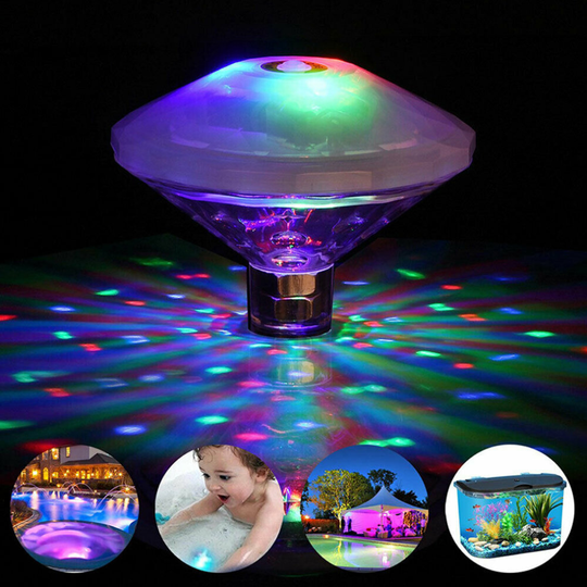 RGB Submersible LED Floating Underwater Light Baby Bath Toys Light