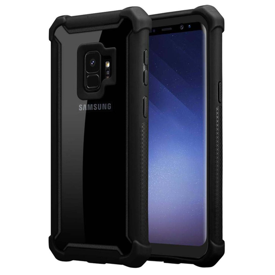 (ALDER BLACK) Cadorabo Hybrid Case for Samsung Galaxy S9 case cover
