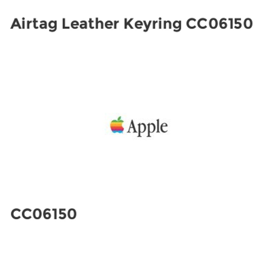 Apple Airtag Leather Keyring CC06150- you get 5