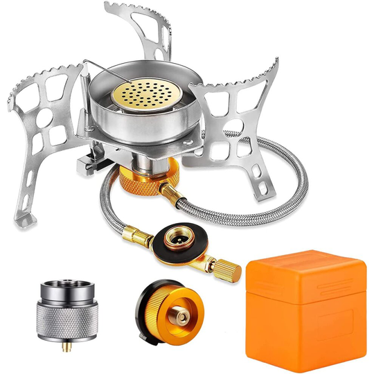 Portable Outdoor Stove Compact Camping Fishing Gas Heater Cooker