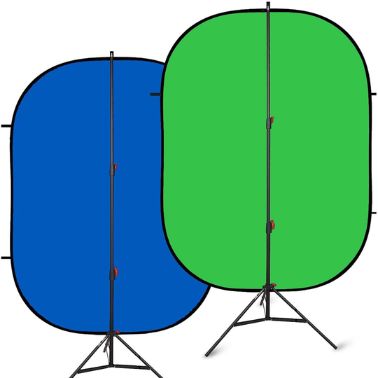 Greenscreen Home Working Office Kit with Background & Stand