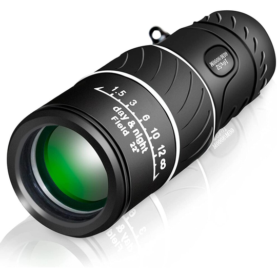 UniqueFire High Power Mini Black Telescope Zoom Adjustable Optical Monocular Binoculars Telescopes Hiking Camping Travel