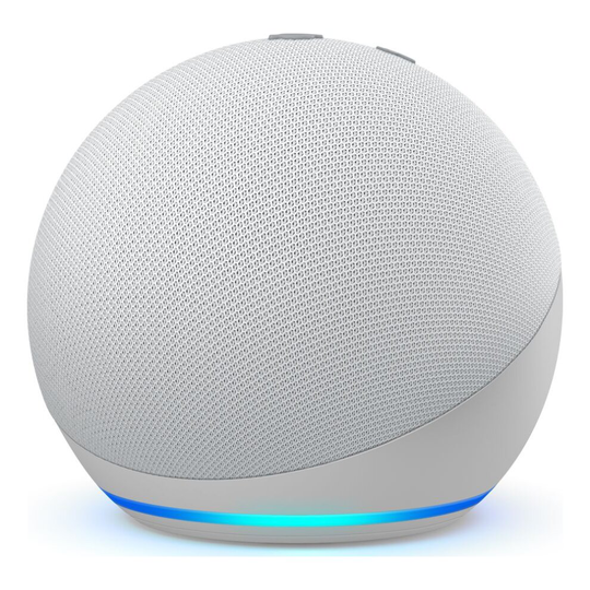 (Glacier White (White)) Amazon Echo Dot 4th Gen 2020 - Speaker with Alexa