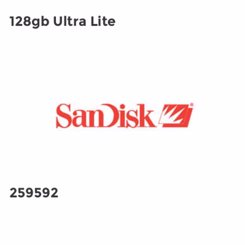 Sandisk 128gb Ultra Lite