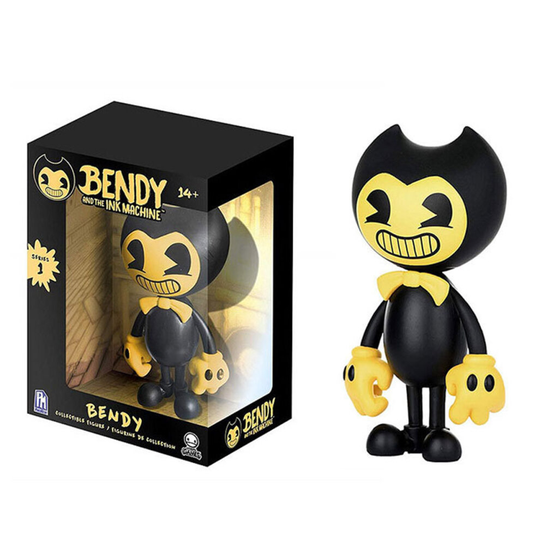 (Yellow Bendy) Bendy and The Ink Machine Collectible Vinyl Action Figure Toy Kids Gift