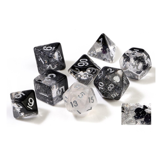 Sirius Dice - Spades Poly Dice Set