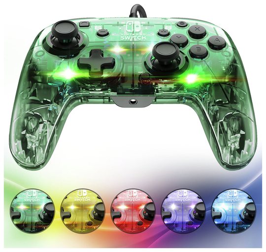 PDP Afterglow Prismatic RGB Nintendo Switch Wired Controller