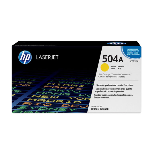 HP HP 504A Yellow Standard Capacity Toner 7K pages for HP Color LaserJet CM3530/