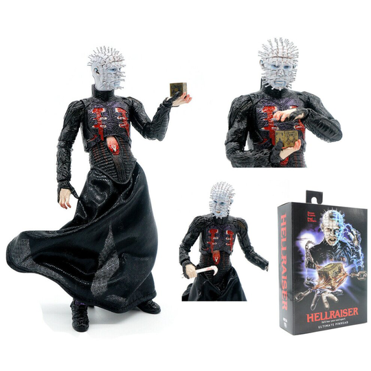 Horror HELLRAISER Ultimate Pinhead 7" PVC Action Figure Toy Model Display Gift