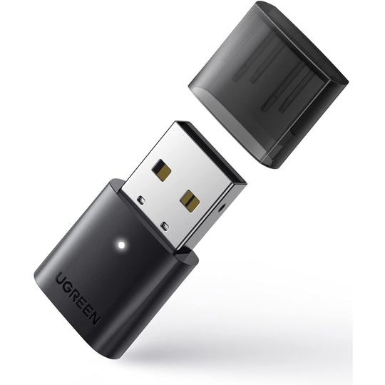 UGREEN USB Bluetooth 5.0, Bluetooth Adapter for Windows 10 8.1 7 PC Laptop Desktop, A2DP Bluetooth Dongle Compatible with PS5 PS4 Controllers, XBOX,