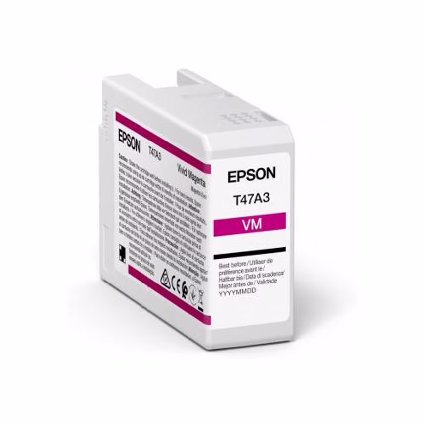 Epson Epson T47A3 Vivid Magenta Pro10 Ink Cartridge 50ml - C13T47A300