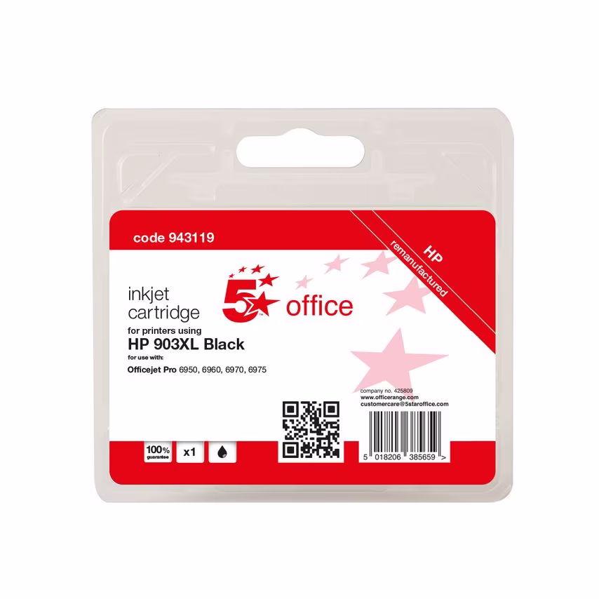 5 Star office 5STAR Office HP 903XL Ijcart Black T6M15AE