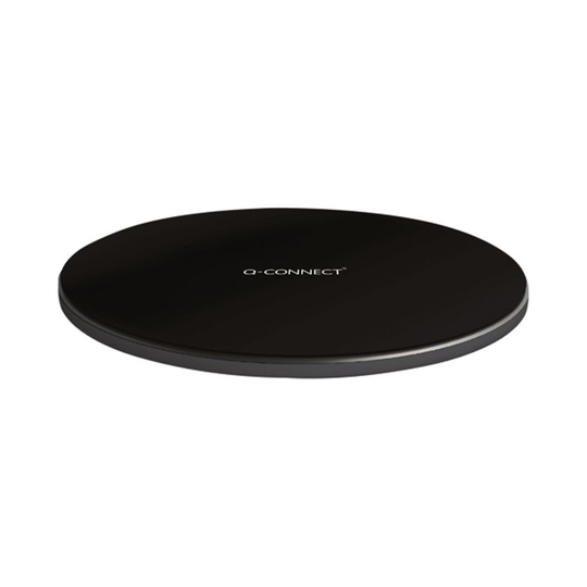 Qconnect Wireless Phone Charge Pad Black KF15035