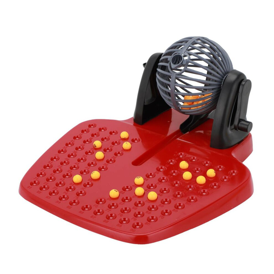Bingo Lotto Traditional Family Game Play Set 90 Balls