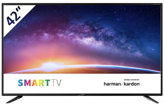 Sharp 42 inch 2T-C42CG4KG2FB Smart Full HD LED Freeview TV