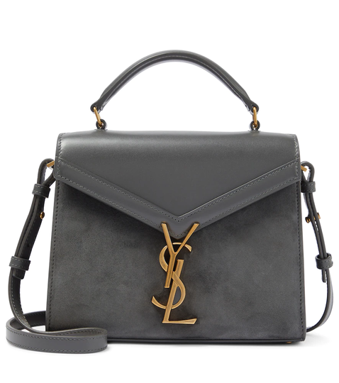Cassandra Mini suede shoulder bag