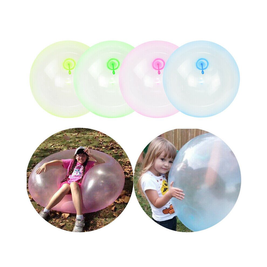 (blue) Interactive Big Water-filled Balloon Ball Bubble Ball