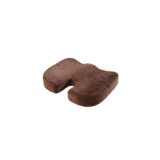 HomDSim Coccyx Orthopedic Memory Foam Seat Cushion for Chair Car Office Home Bottom Seats Massage Cushion (Brown)