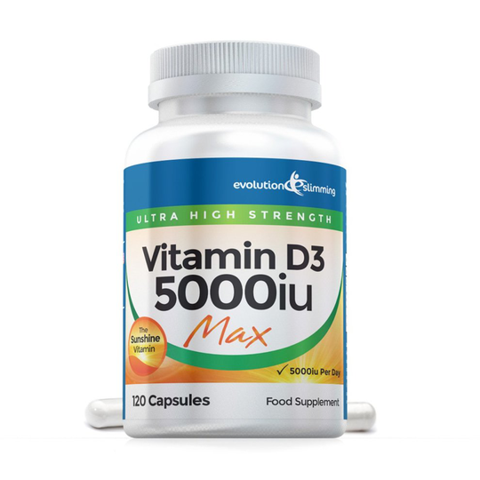 Vitamin D D3 5000 IU Capsules Maximum Strength - 120 Tablets