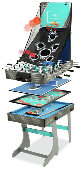 Hy-Pro 8 in 1 Folding Multi Games Table