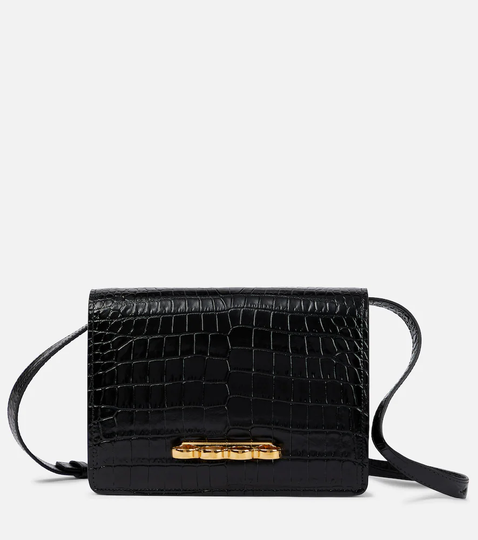 Four Ring leather shoulder bag