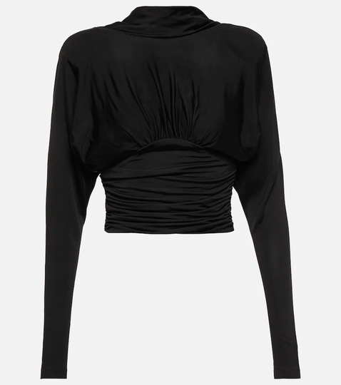Ruched jersey top