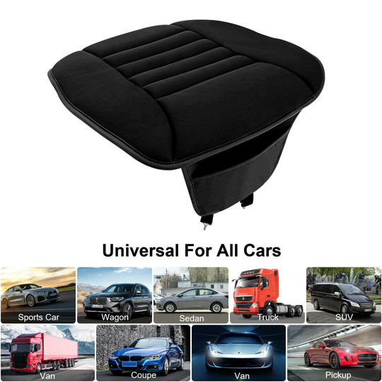 Memory Foam Front Car Seat Cushion Mat Pad Chair Protector Breathable Cover UK