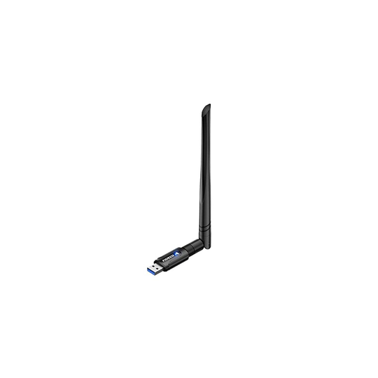 FIDECO WiFi Adapter - AC1200 Dual Band (5.8G/Max 867Mbps & 2.4G/Max 300Mbps), WiFi Dongle with 5dBi High Gain Antenna, USB 3.0 WiFi Adapter for D