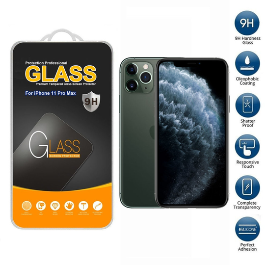 Screen Protector Tempered Glass For Apple iPhone 11 Pro Max