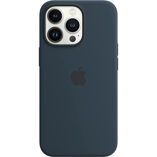Apple Silicone Case with MagSafe for Apple iPhone 13 Pro - Abyss Blue