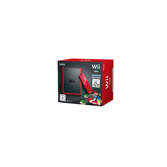Nintendo Wii mini - Game console - red matte black