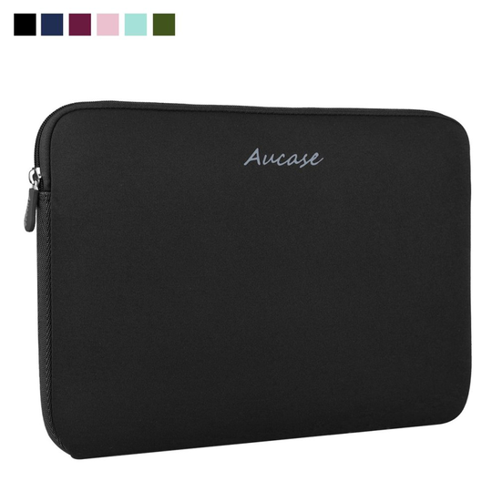 Aucase 15-15.6 Inch Laptop Sleeve, Thickest Lightest Water Resistant Neoprene Protective Laptop Case / Ultrabook Briefcase / Notebook Carrying Bag,...