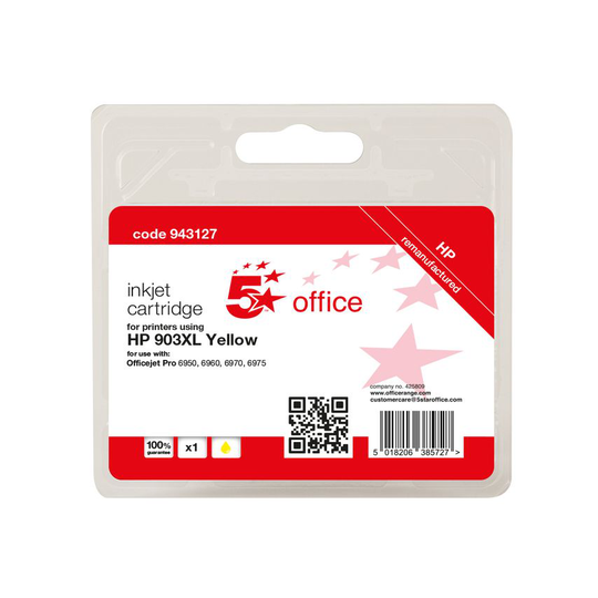 5 Star office 5STAROFFICE HP 903XL Ijcart Yellow T6M11AE