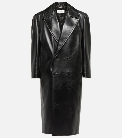 Leather coat