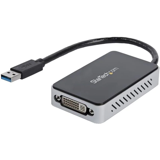Startech USB 3.0 to DVI Adapter with 1 PT USB Hub