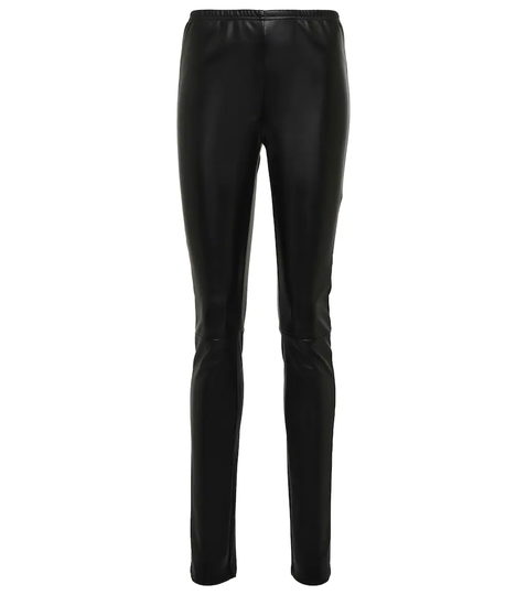 Faux leather leggings